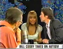 Gary Cole comforts Toni Braxton with his story of his daughter's success with autism